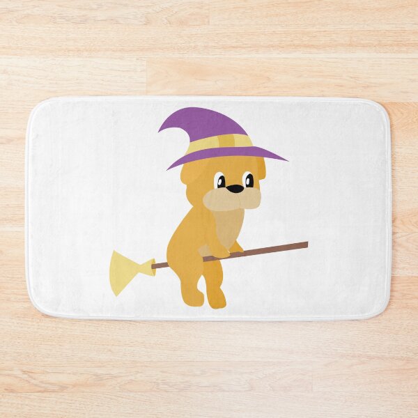 Item preview, Cute Witch Dog Flying designed and sold by AlexMancic.