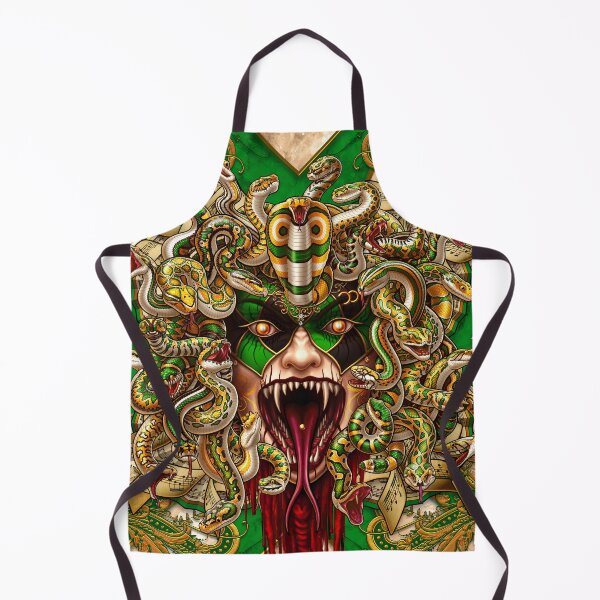 Item preview, Green Harlequin Enraged Medusa designed and sold by Abysm Internal.