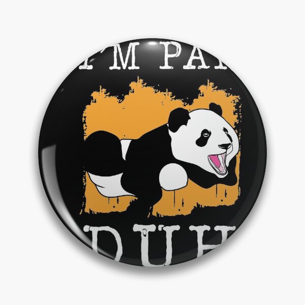 Item preview, I'm a Pan Duh Black And White Sports Bear Bamboo Roll Panda designed and sold by shirti.