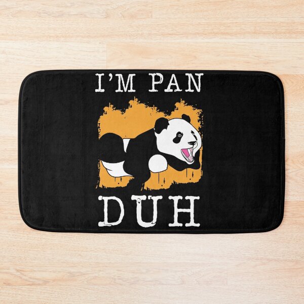 Item preview, I'm a Pan Duh Black And White Sports Bear Bamboo Roll Panda designed and sold by shirti.