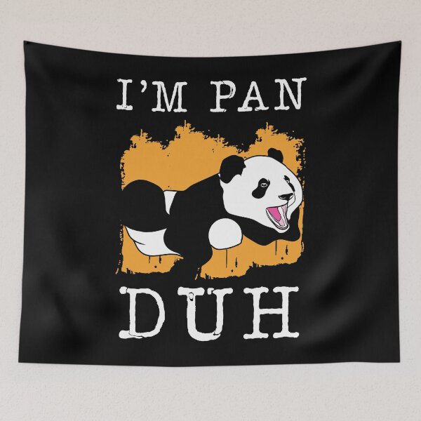 Item preview, I'm a Pan Duh Black And White Sports Bear Bamboo Roll Panda designed and sold by shirti.