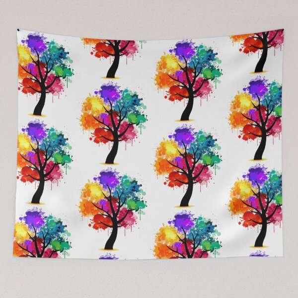 Aperçu de l'œuvre Arbre coloré créée et vendue par LineFriend.