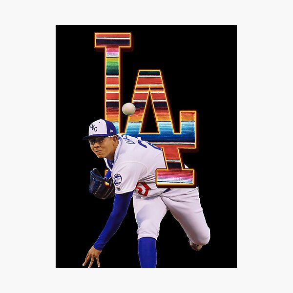 Julio Urias Los angeles latino pride sarape LA mookie betts corey seager  justin turner kike hernandez and cody bellinger bleed blue itfdb fan art  Active T-Shirt for Sale by charmingthreads