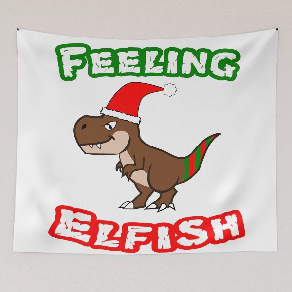 Item preview, Elfish T-Rex designed and sold by GetThatStuff.