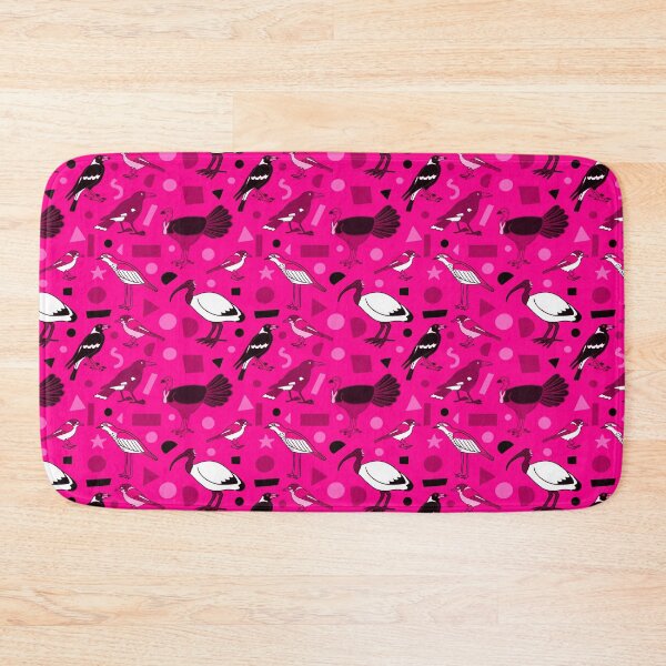 Item preview, Monochrome Birds of Brisbane, pink designed and sold by JesseIrwinArt.