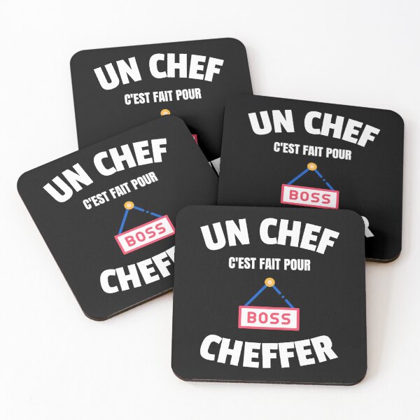 Aperçu de l'œuvre Un chef c'est fait pour cheffer humour créée et vendue par joozybart.