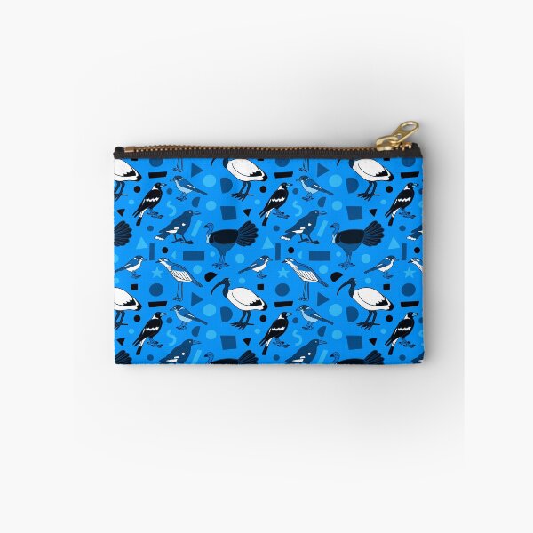 Item preview, Monochrome Birds of Brisbane, blue designed and sold by JesseIrwinArt.