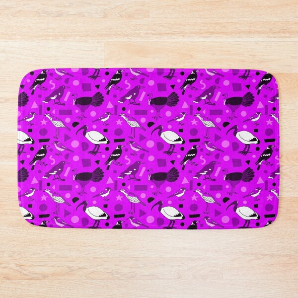 Item preview, Monochrome Birds of Brisbane, purple designed and sold by JesseIrwinArt.