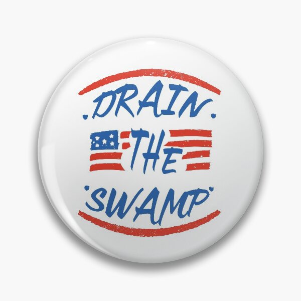 Item preview, DRAIN THE SWAMP AMERICAN PATRIOT SLOGAN FOR ELECTIONS 2020 designed and sold by Delicious Design ⭐⭐⭐⭐⭐.