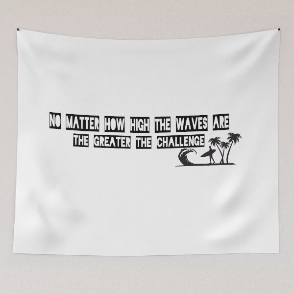 Item preview, Quote about surfers designed and sold by Hizia.