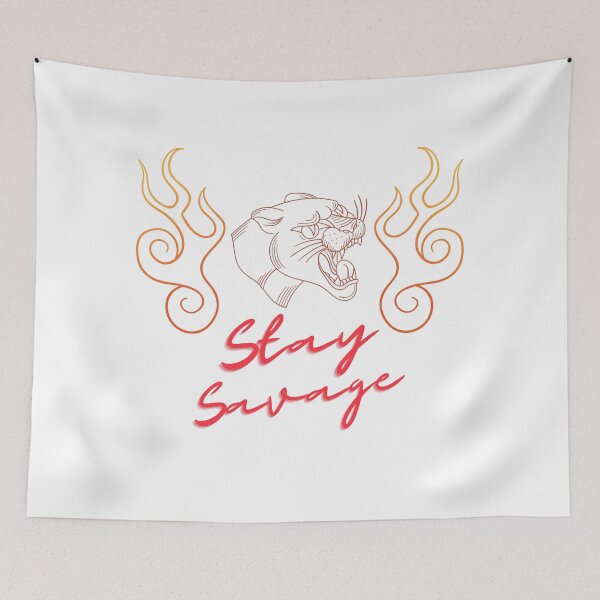 Item preview, cougar cat / stay savage, stay wild designed and sold by SpicyCherrys.