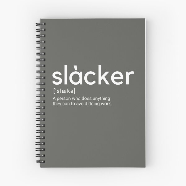 Item preview, Slacker (Dictionary word) designed and sold by TheAsianOne.