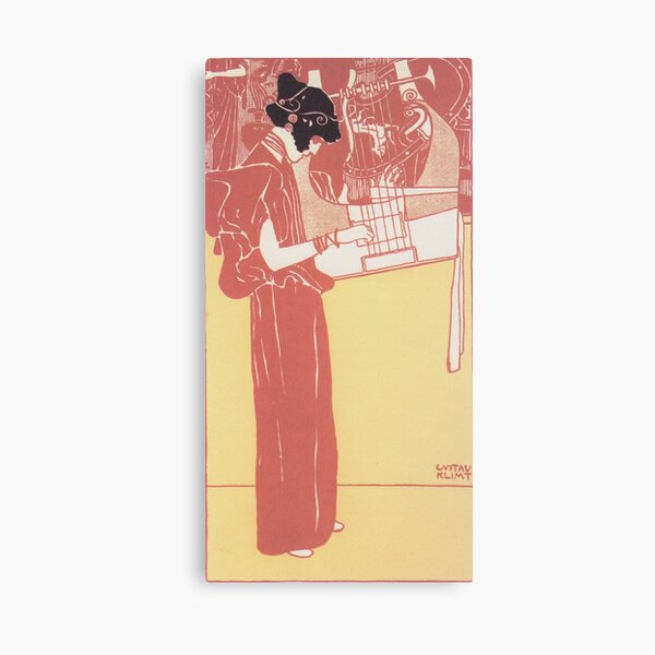 Aperçu de l'œuvre Gustav Klimt, Lithographie musicale créée et vendue par GraphycoPublish.