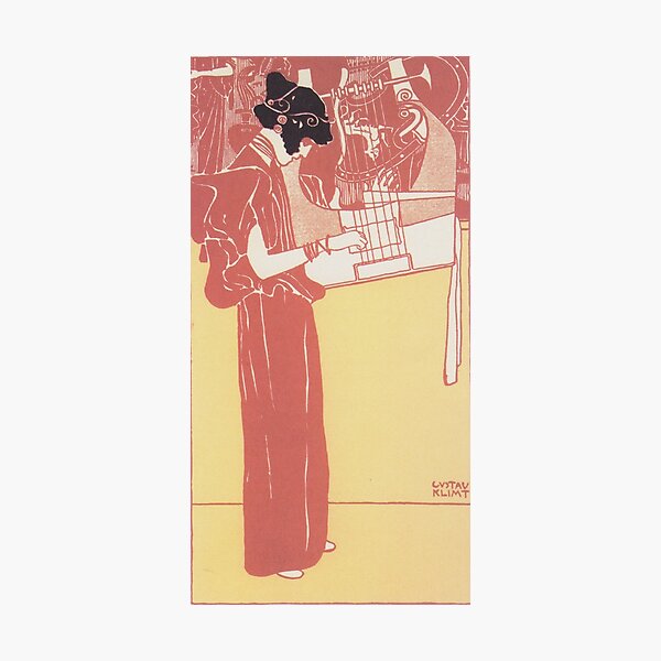 Item preview, Gustav Klimt, Lithographie musicale designed and sold by GraphycoPublish.