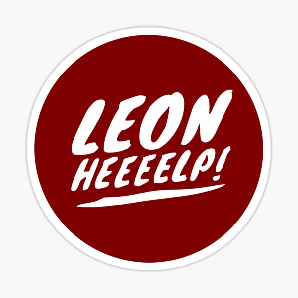 Leon Heeeeeeelp  Sticker