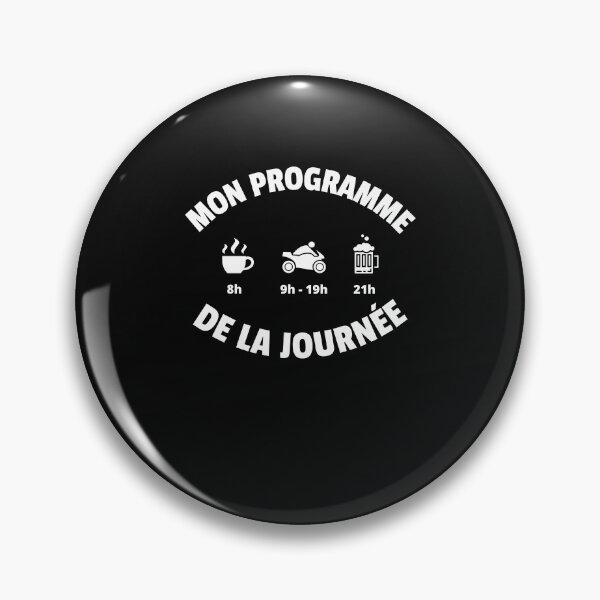 Aperçu de l'œuvre Programme de la journée café moto bière créée et vendue par joozybart.