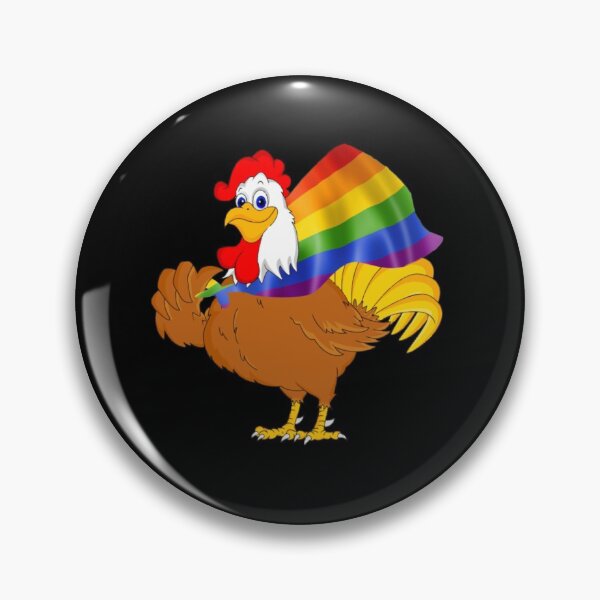 Artikelvorschau, Vintage Gay Pride Flag Huhn-LGBT-Stolz entworfen und verkauft von KhanWill.
