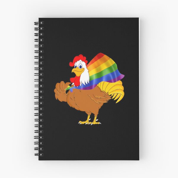 Aperçu de l'œuvre Drapeau de la Gay Pride Vintage Chicken-LGBT Pride créée et vendue par KhanWill.