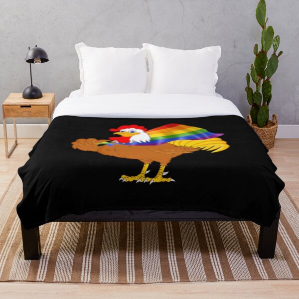 Item preview, Bandera del Orgullo Gay Vintage Orgullo Pollo-LGBT designed and sold by KhanWill.