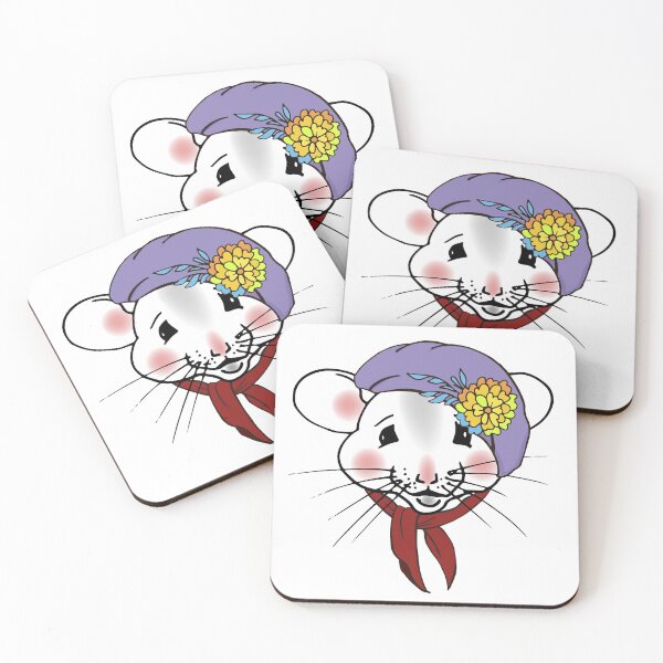 Item preview, Mouse in a beret designed and sold by minyanna.