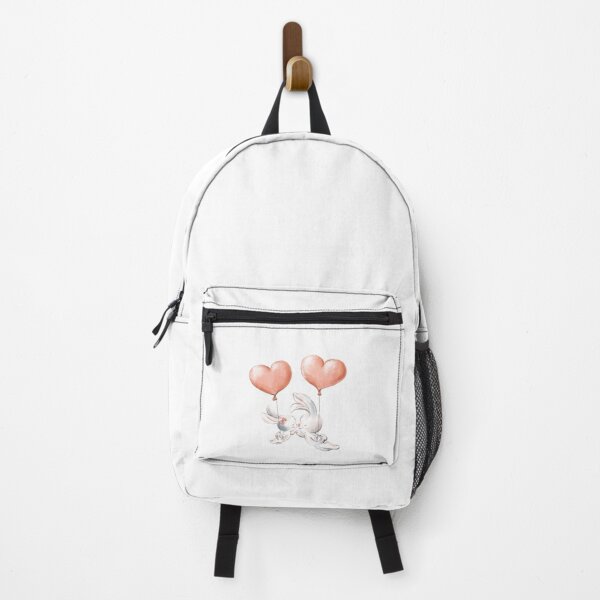 Item preview, Loving hares fly on balloons and hold hands designed and sold by Alekseevna.