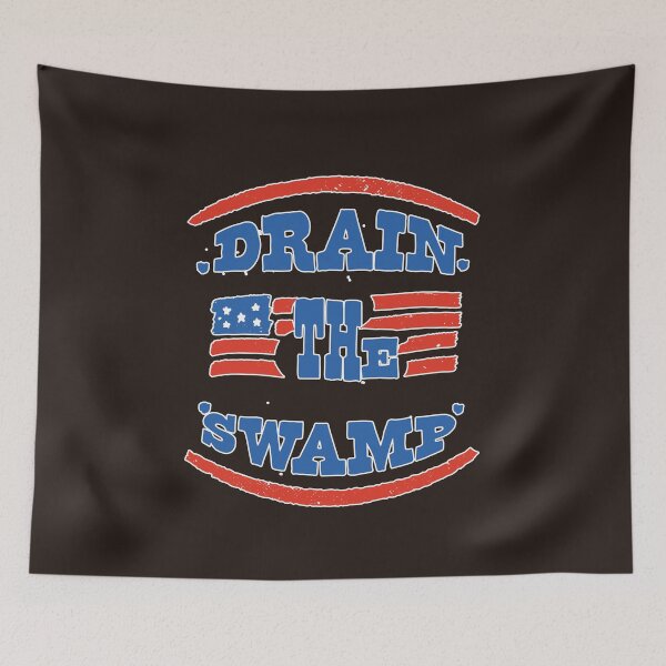 Item preview, DRAIN THE SWAMP AMERICAN PATRIOT SLOGAN FOR ELECTIONS 2020 designed and sold by Delicious Design ⭐⭐⭐⭐⭐.