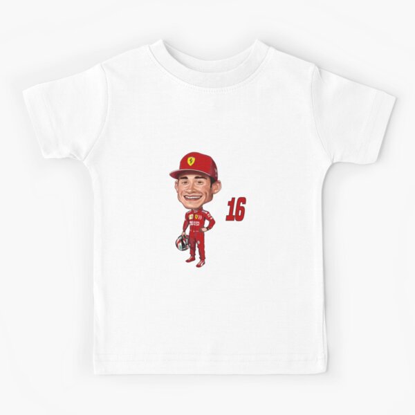 Charles LeClerc 2019 Ferrari F1-Fansite Kids T-Shirt