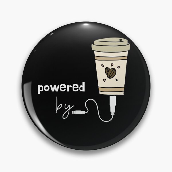 Item preview, Powered by Coffee designed and sold by leBoosh-Designs.