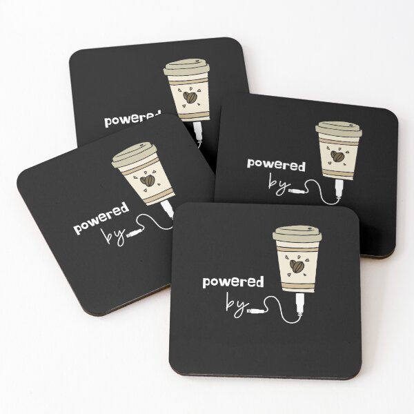 Item preview, Powered by Coffee designed and sold by leBoosh-Designs.