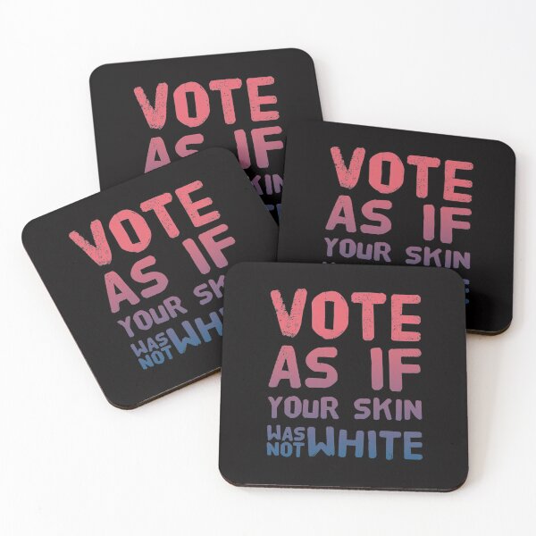 Item preview, Vote As If Your Skin Was Not White designed and sold by PetitePeche.