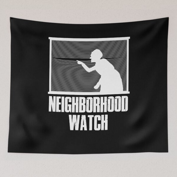 Item preview, Neighborhood Watch Funny Neighborhood Gift designed and sold by CatRobot.
