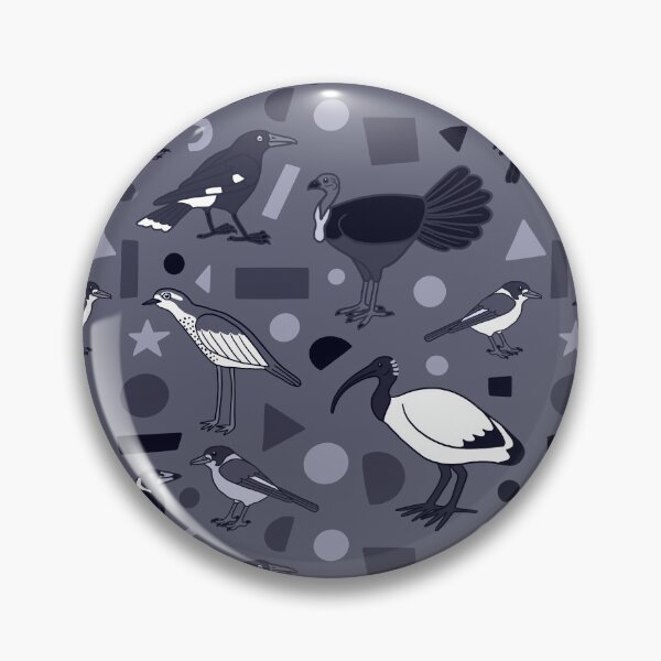Item preview, Monochrome Birds of Brisbane, grey designed and sold by JesseIrwinArt.