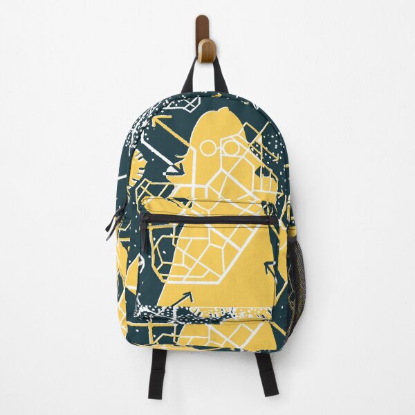 Item preview, Where do we go from here? Girl in yellow on dark green background designed and sold by tostoini.