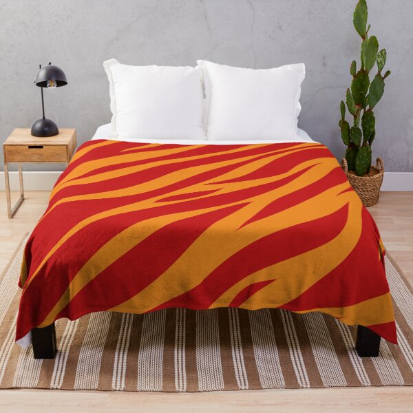 Item preview, red orange Tiger skin pattern designed and sold by SpicyCherrys.