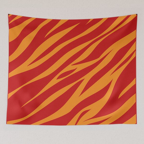 Item preview, red orange Tiger skin pattern designed and sold by SpicyCherrys.