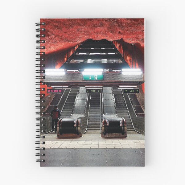 Item preview, Stockholm Underground Train Tunnel Subway Art designed and sold by yappei.