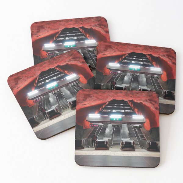Item preview, Stockholm Underground Train Tunnel Subway Art designed and sold by yappei.
