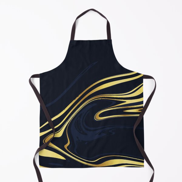 Item preview, Gold Navy Blue Marble designed and sold by KA DESIGNS.