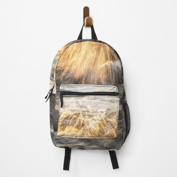 Item preview, Rough and Soft - Splashy Golden Brilliance on the Rocks designed and sold by Georgia Mizuleva.