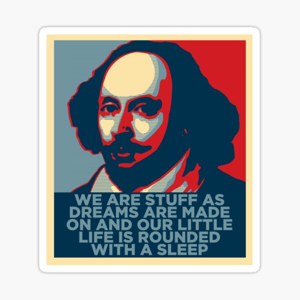 Shakespeare Inspired Sticker