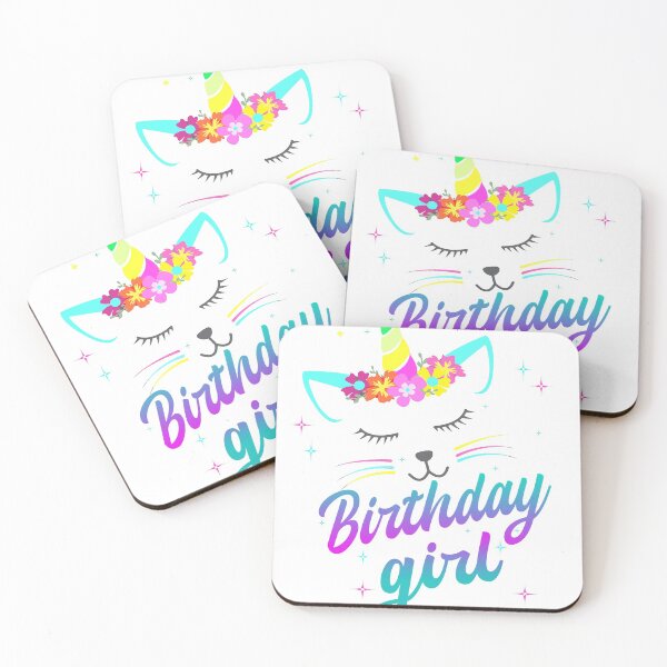 Item preview, Caticorn Unicat Birthday Girl Party designed and sold by Steve  Morley.