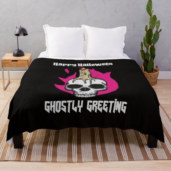 Item preview, HAPPY HALLOWEEN | GHOSTLY GREETING designed and sold by Ashalcheema.