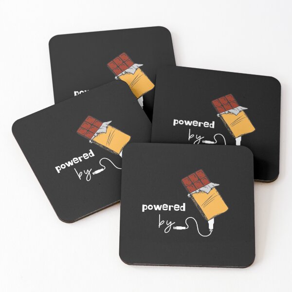 Item preview, Powered by Chocolate designed and sold by leBoosh-Designs.