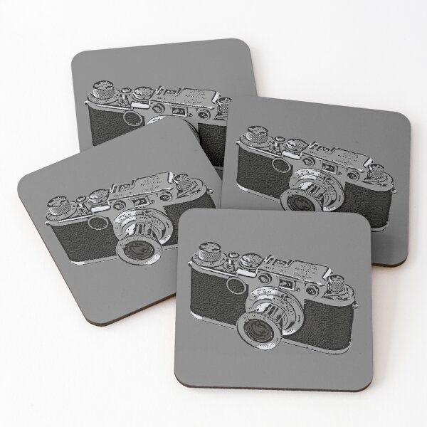 Item preview, Vintage Leica 35mm camera drawing. designed and sold by AdotCOMB.