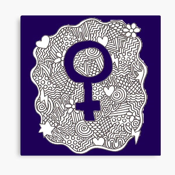 Female Symbol Canvas Print