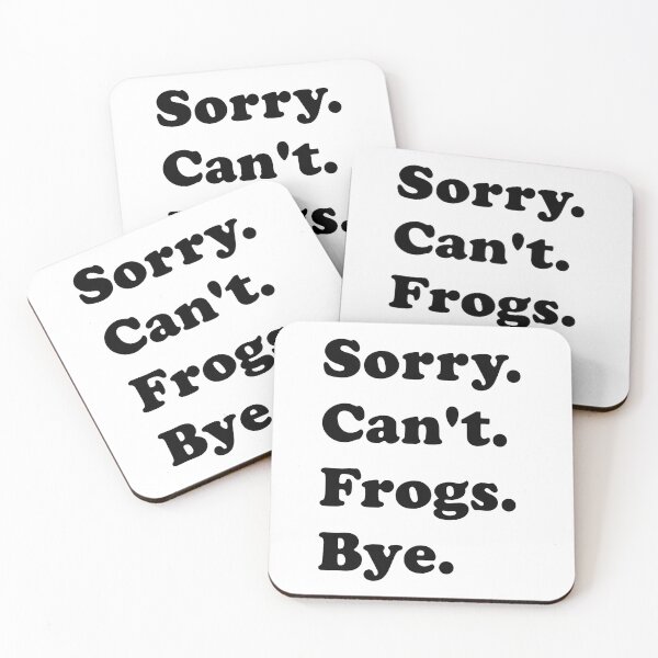 Item preview, Sorry can't frogs bye : Funny Frog Gift for Men Women Boys or Girls designed and sold by RM2017.
