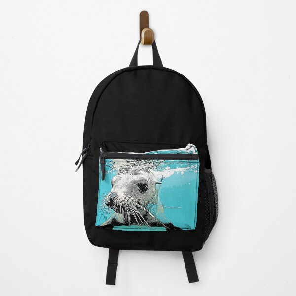 Item preview, Cute retro seal in the sea - cool animals designed and sold by amazimals.