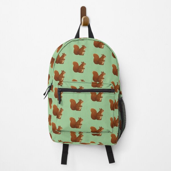 Item preview, Red squirrel - pastel green designed and sold by Milanicole.