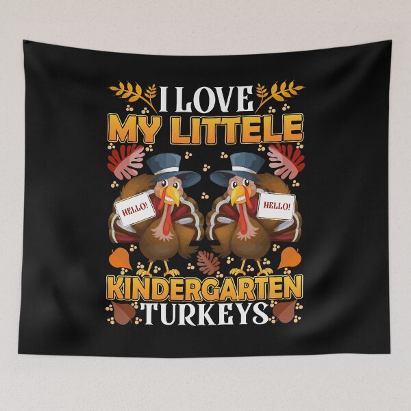 Artikelvorschau, Ich liebe meine kleinen Kindergarten Truthähne Thanksgiving Lehrer Design entworfen und verkauft von MTR77.