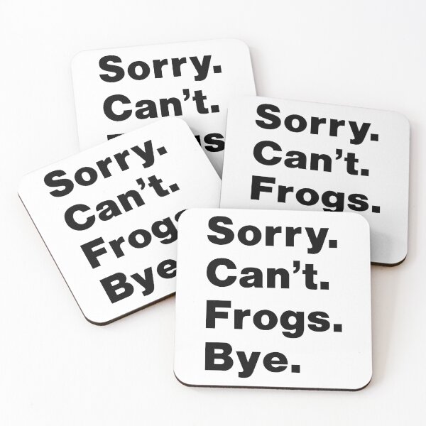 Item preview, Sorry can't frogs bye : Funny Frog Gift for Men Women Boys or Girls designed and sold by RM2017.